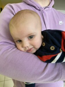 Maël à l'âge d'un mois